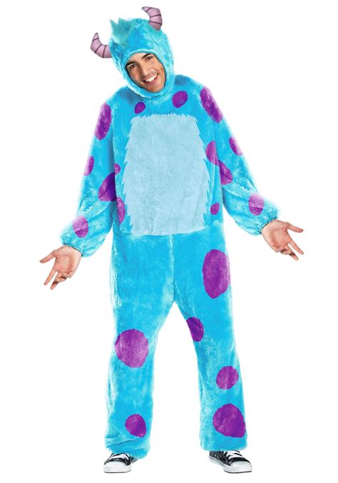 Monsters Inc. Adult Sulley Union Suit Costume | Officially Licensed | Group Costume | Disney | Pixar 